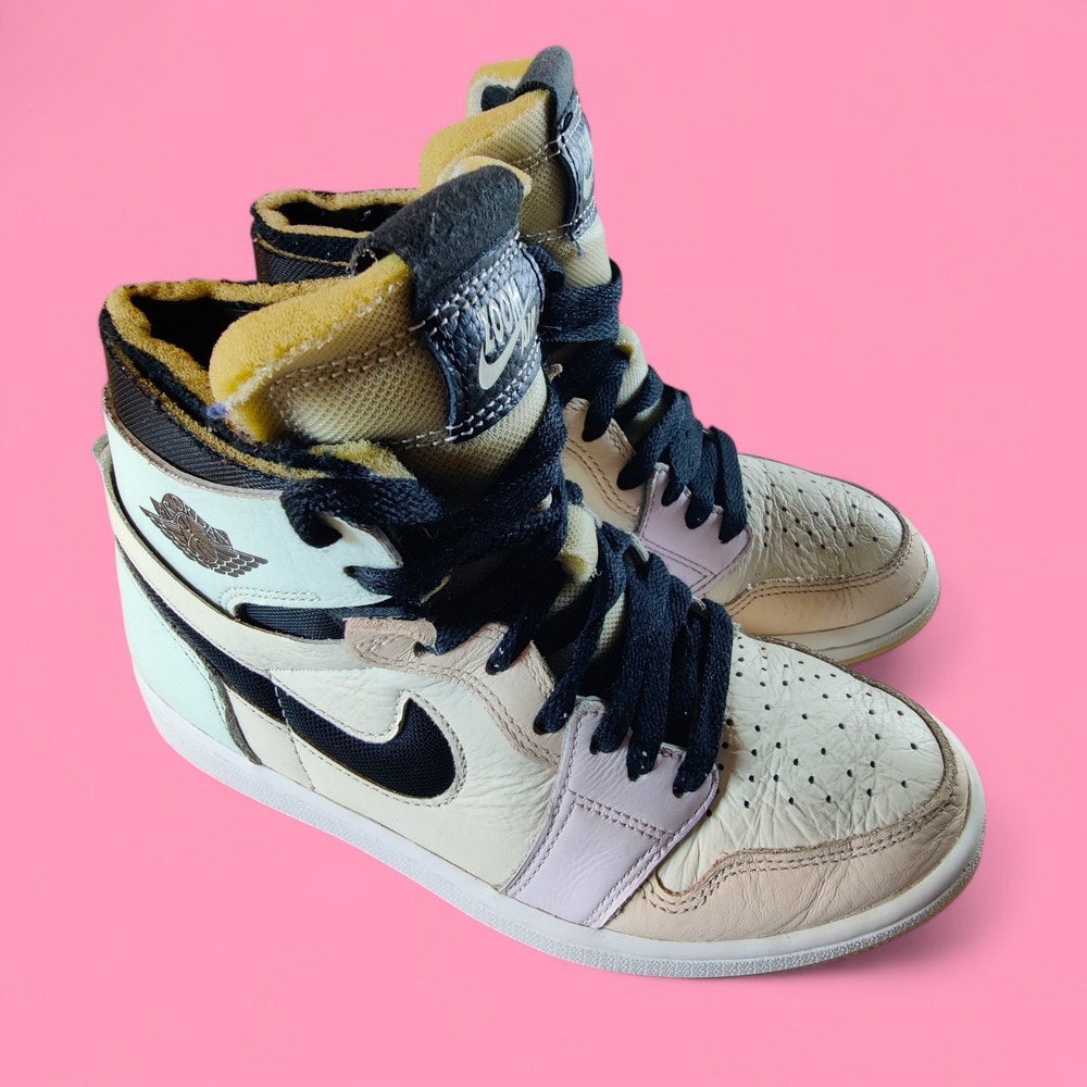 Nike Air Jordan‎ 1 High Zoom Air CMFT Easter Blue Yellow Size 5 CT0979-101